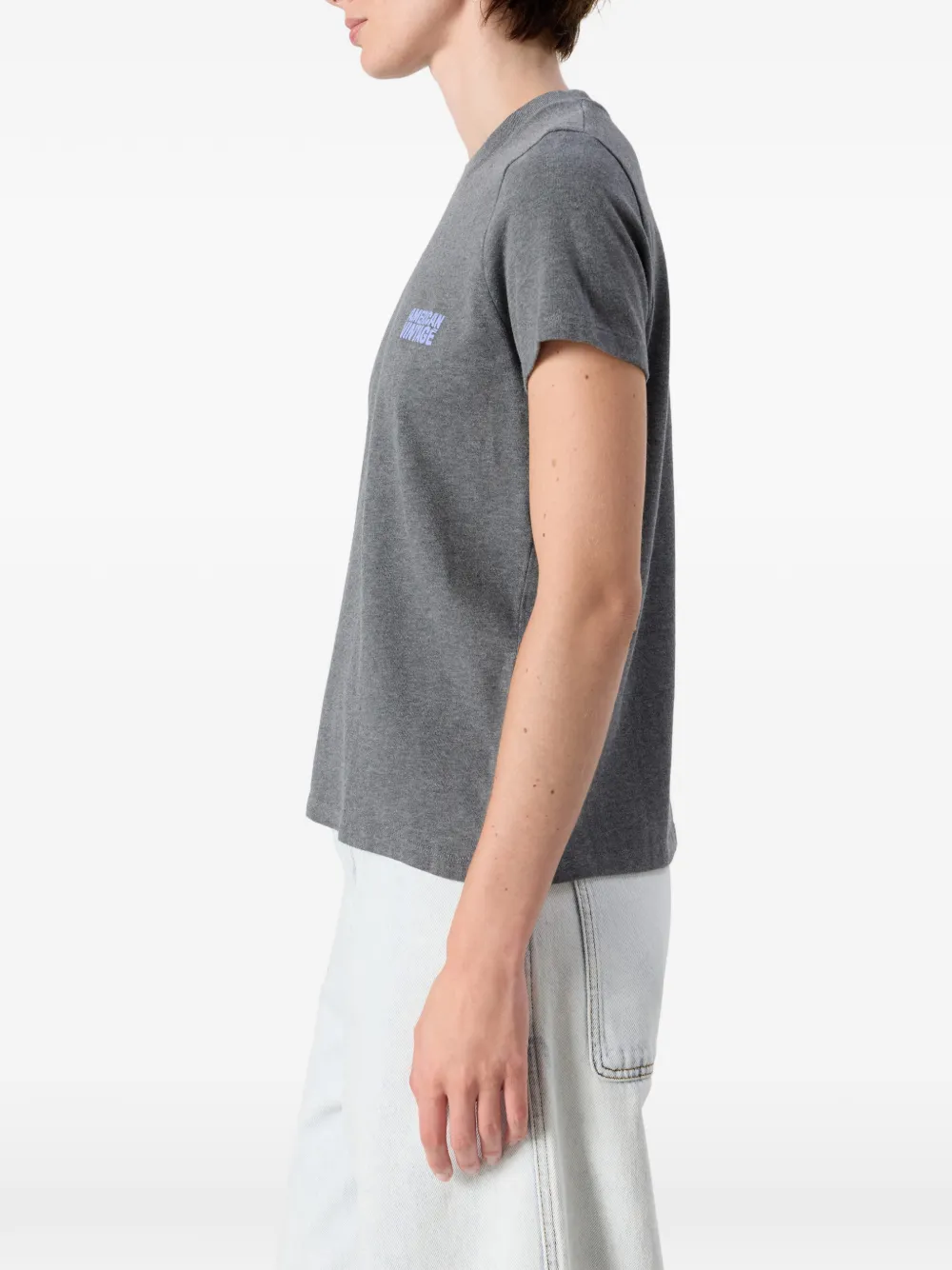 American Vintage Ykobow T-shirt Grijs