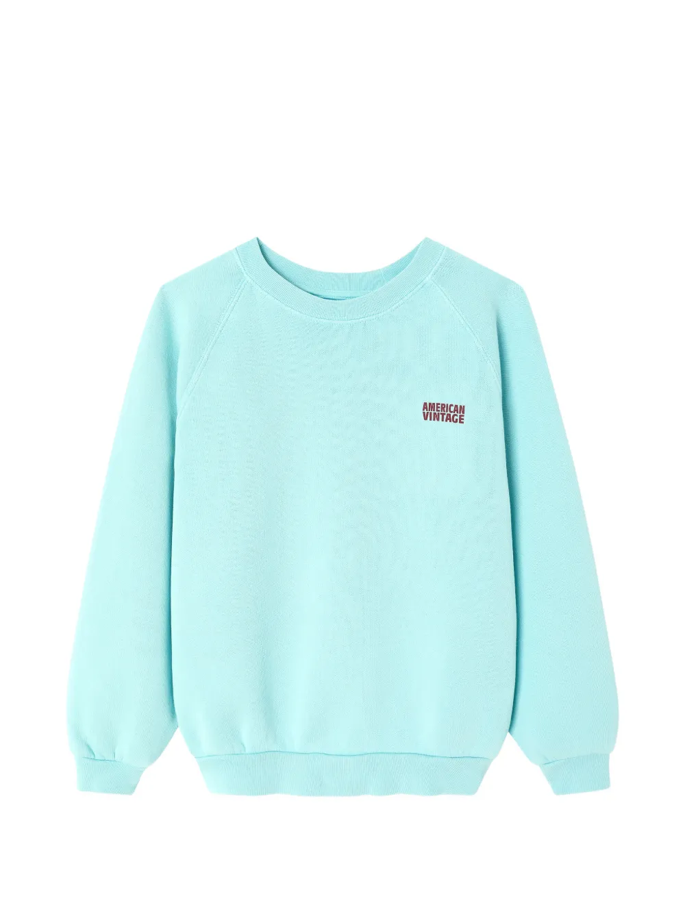 American Vintage Kids Izubird raglan-sleeve sweatshirt - Blu