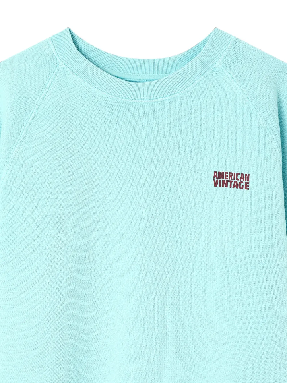 American Vintage Kids Izubird sweater met raglan mouwen Blauw