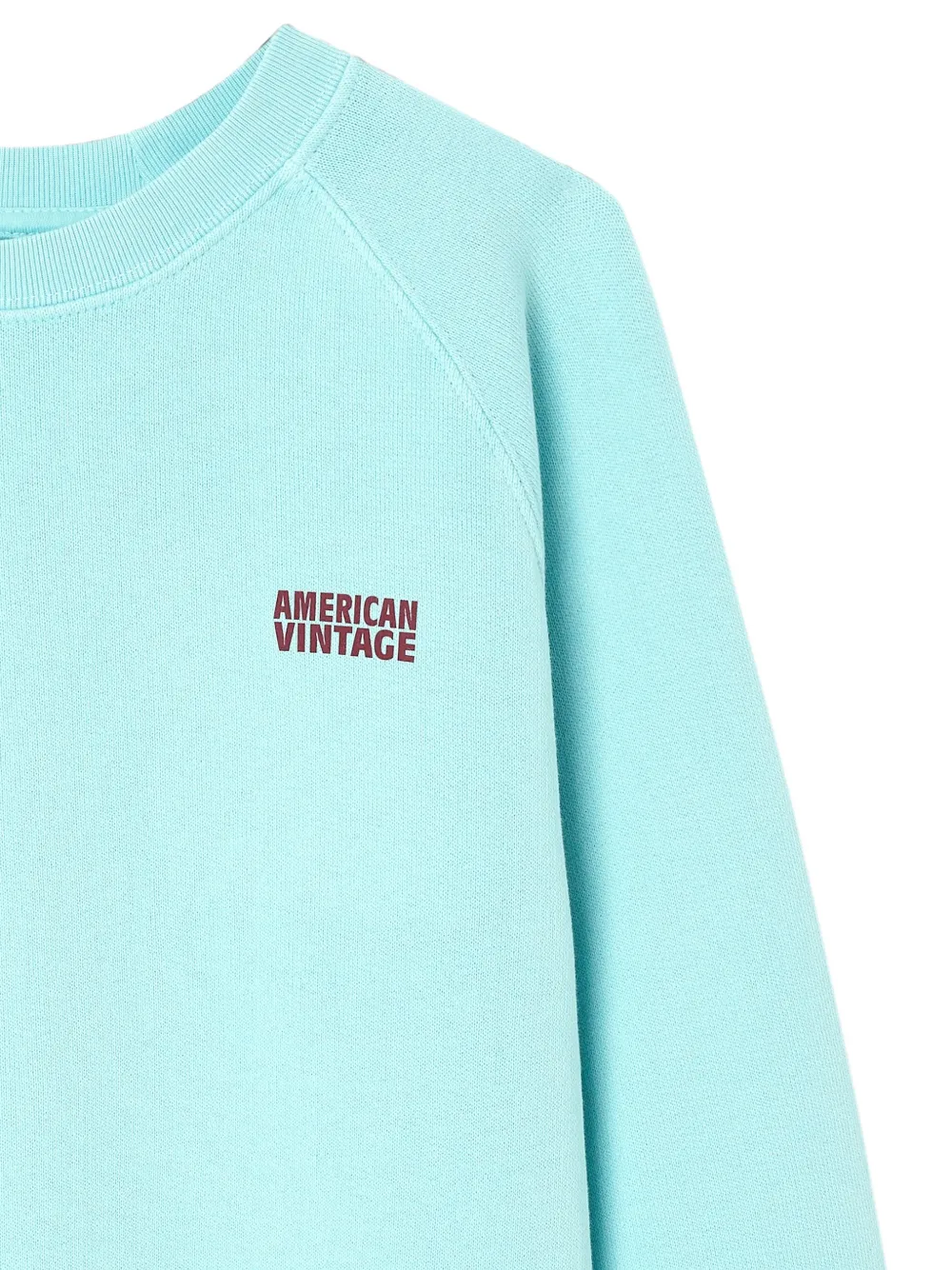 American Vintage Kids Izubird sweater met raglan mouwen Blauw
