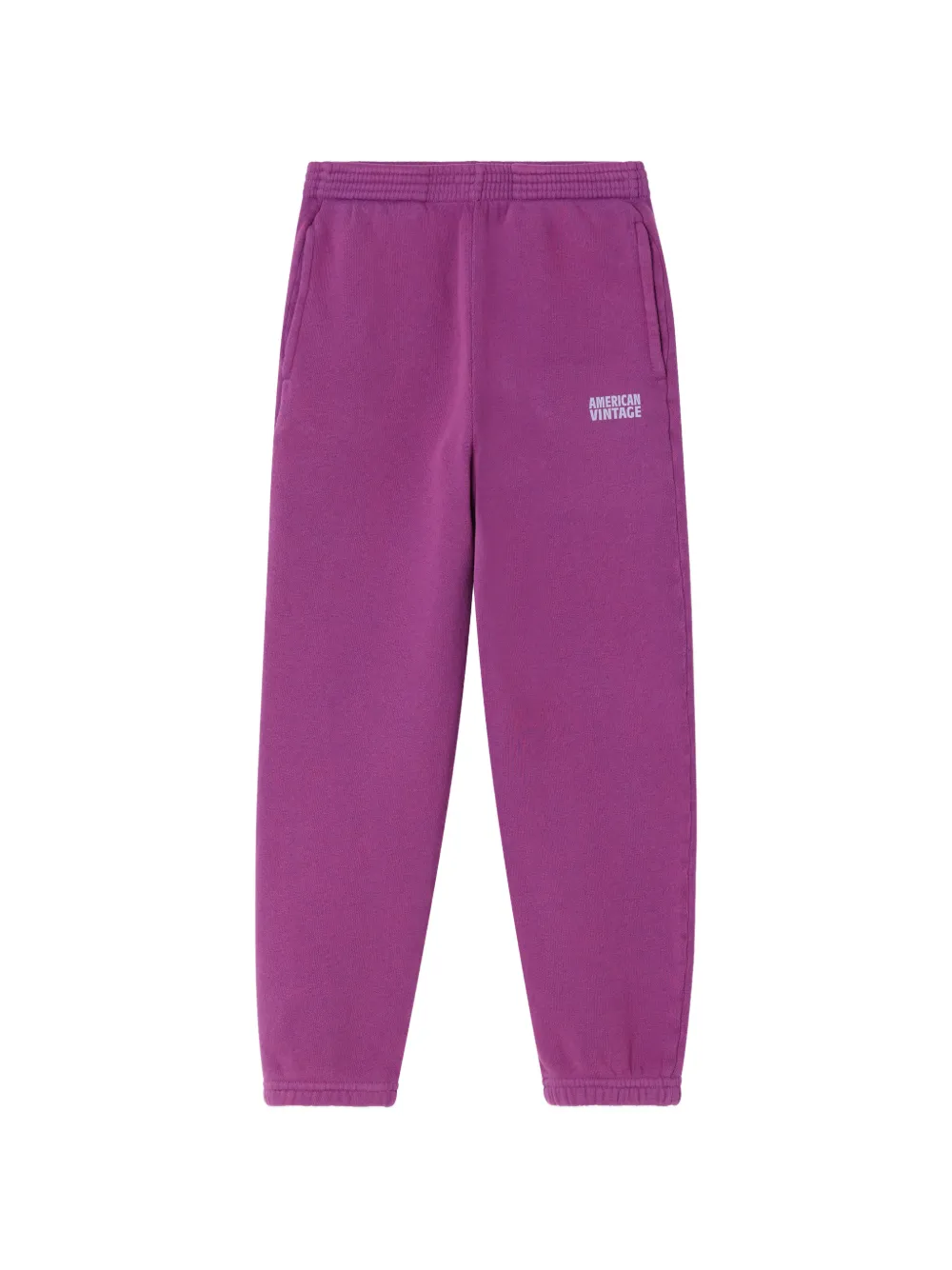American Vintage Kids Izubird logo-print track pants - Viola