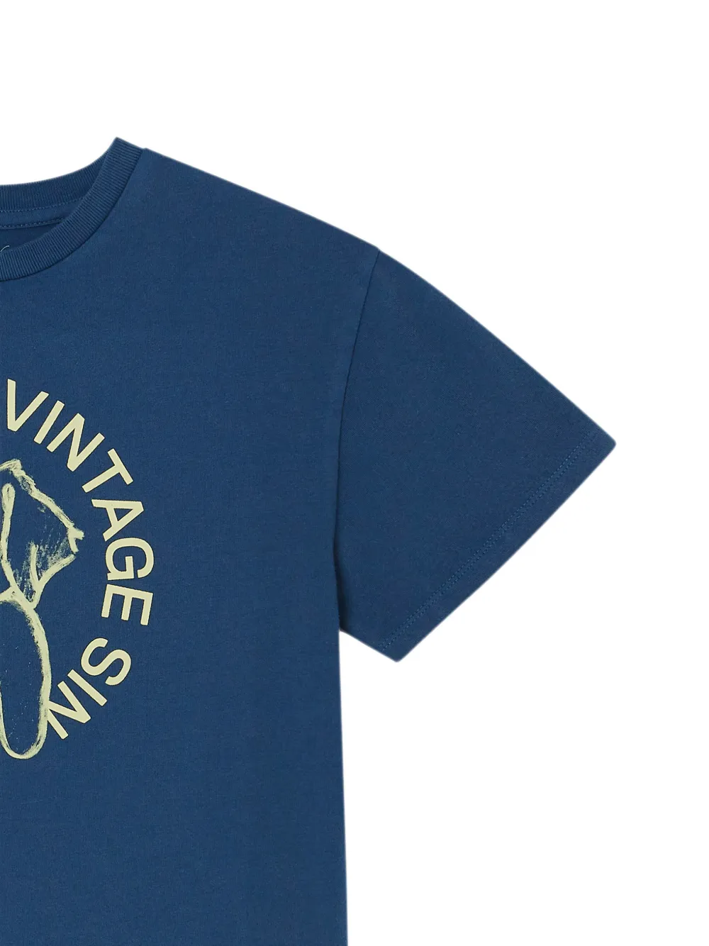 American Vintage Kids Fizvalley T-shirt met grafische print Blauw