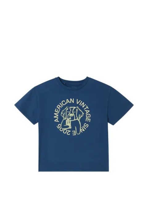 American Vintage Kids Fizvalley graphic-print T-shirt