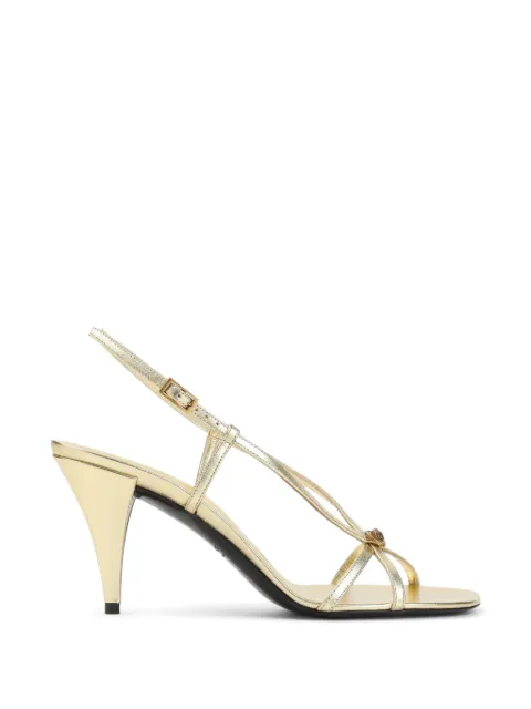 Versace Medusa '95 metallic leather sandals