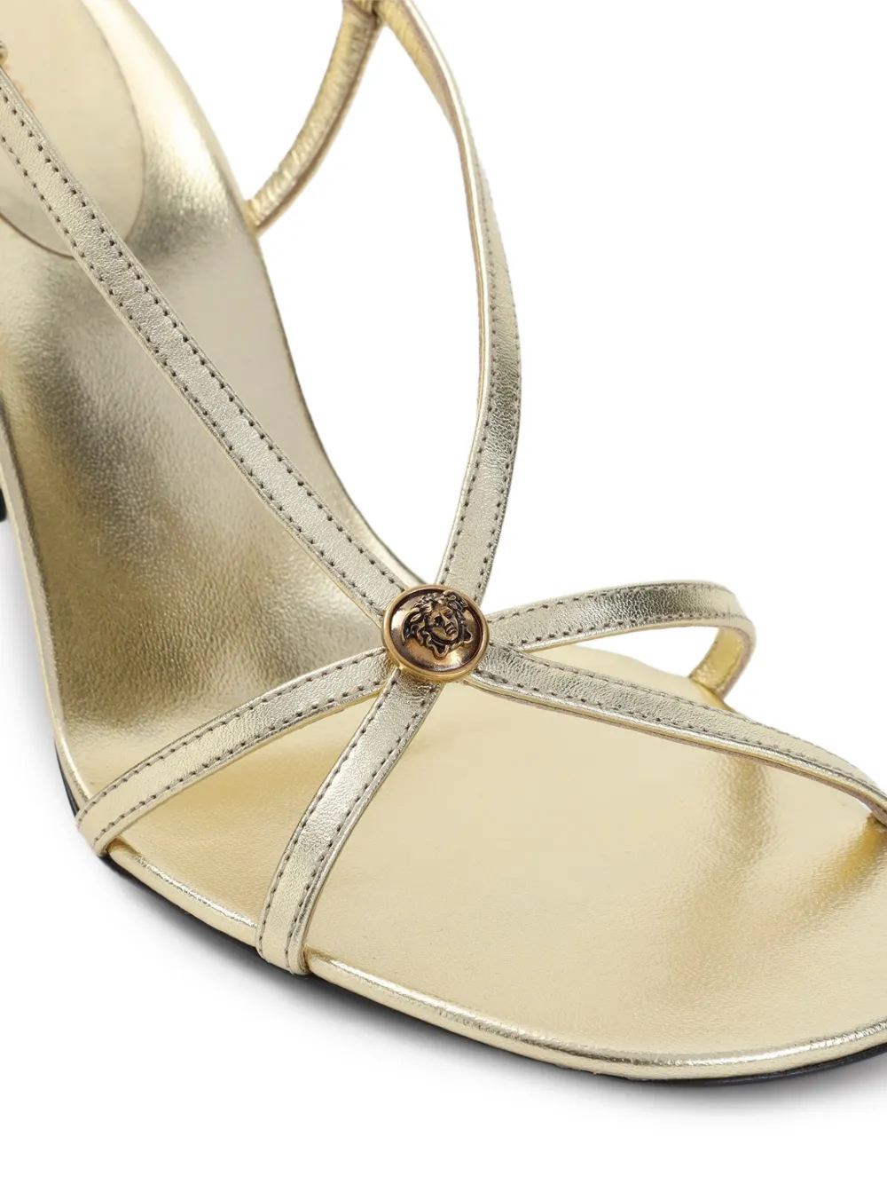 Versace Medusa 95 Head sandalen met Medusa-plakkaat Goud