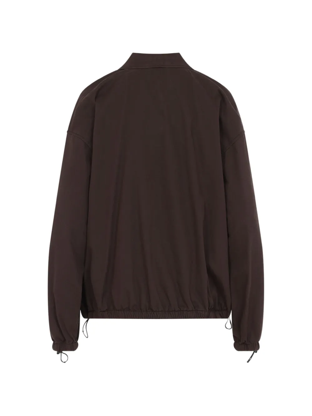 Miu Gabardine jack met verwassen effect Bruin