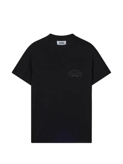 GCDS logo-embroidered T-shirt