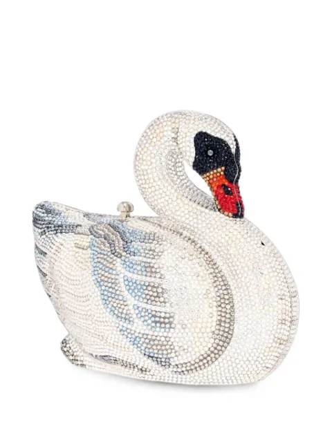 Judith Leiber Swan Odette crystal-embellished mini bag