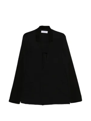 CFCL ノーカラー シングルジャケット | ブラック | FARFETCH JP