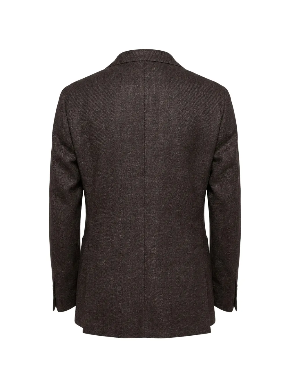 Tagliatore Wollen blazer met enkele rij knopen Bruin