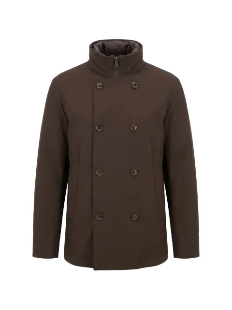 Montecore double-breasted high-neck jacket