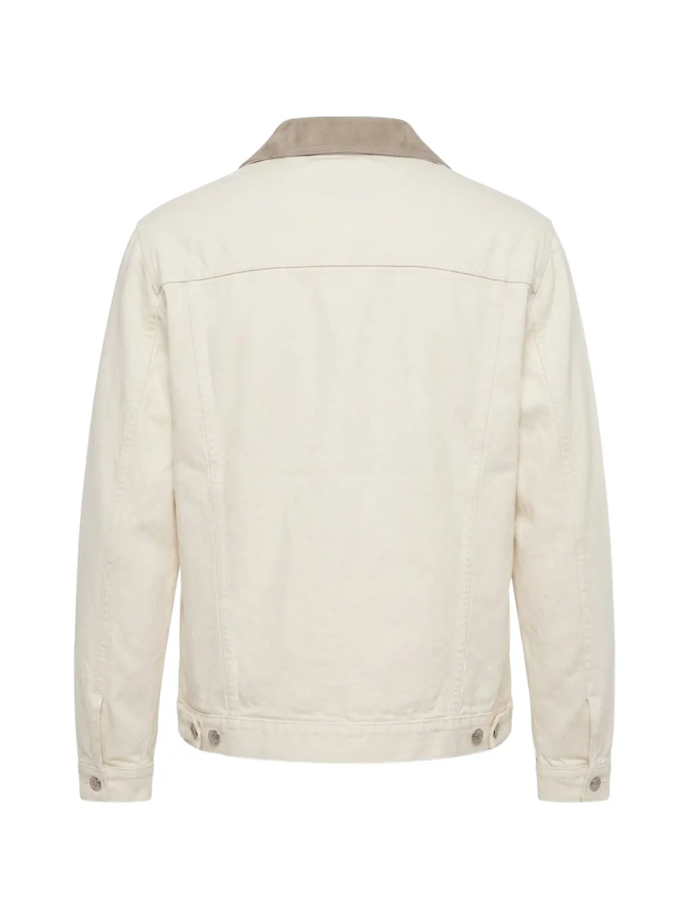 Brunello Cucinelli Jack met contrasterende kraag Beige