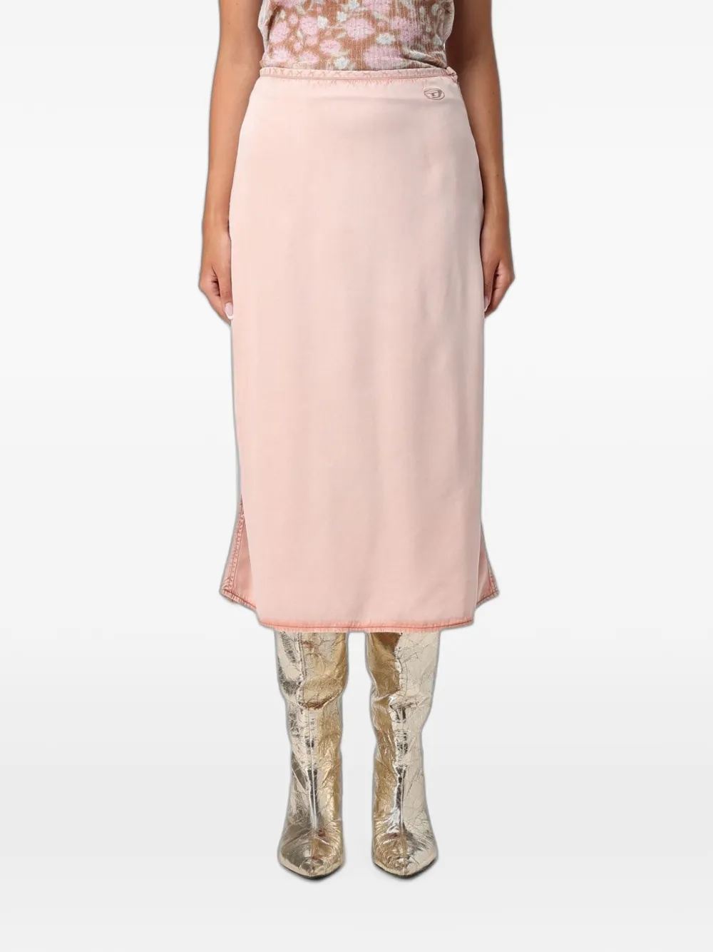 Diesel O-Rietta midi skirt - Rosa