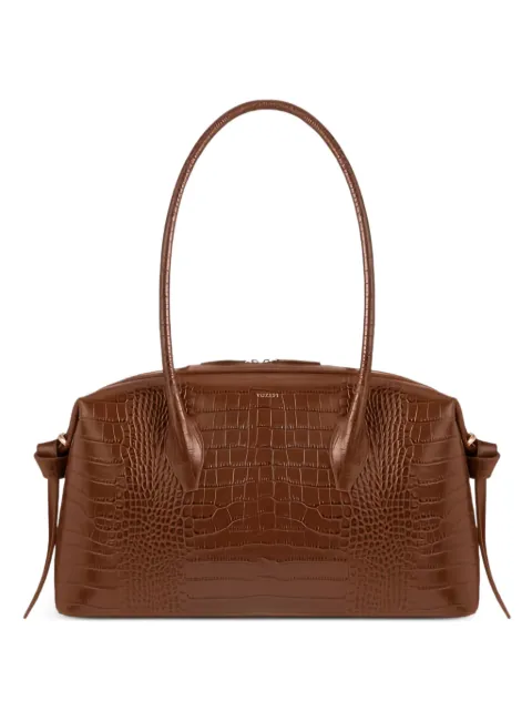 Yuzefi Brioche croc-effect leather shoulder bag