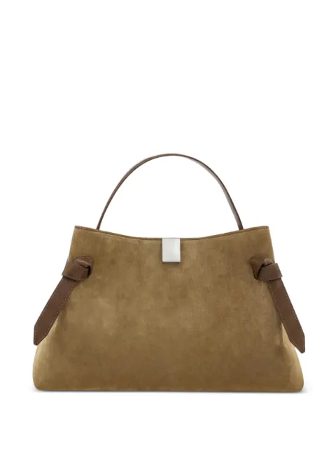 Yuzefi Gyoza suede tote bag