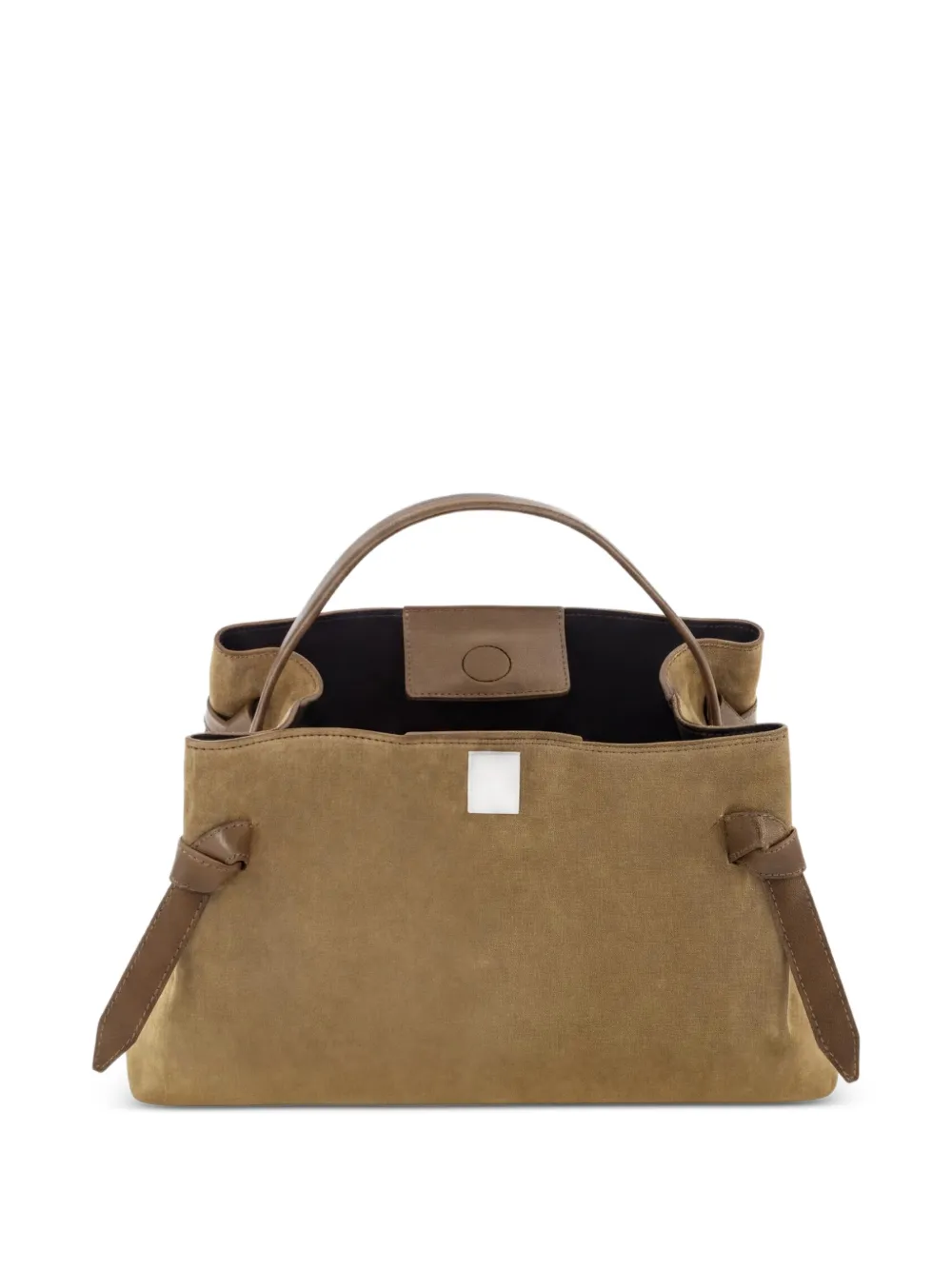 Yuzefi Gyoza suède shopper Groen
