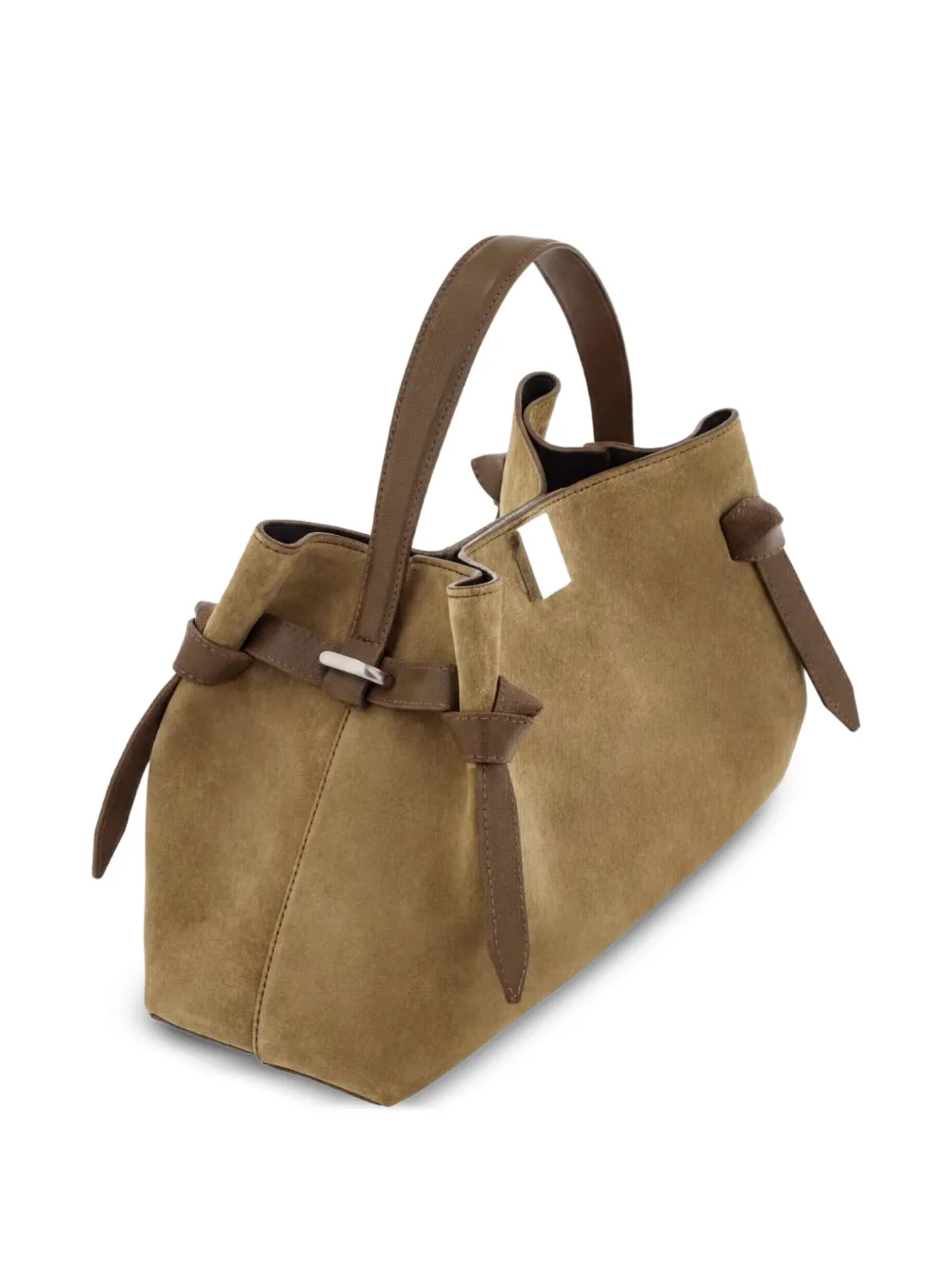 Yuzefi Gyoza suède shopper Groen