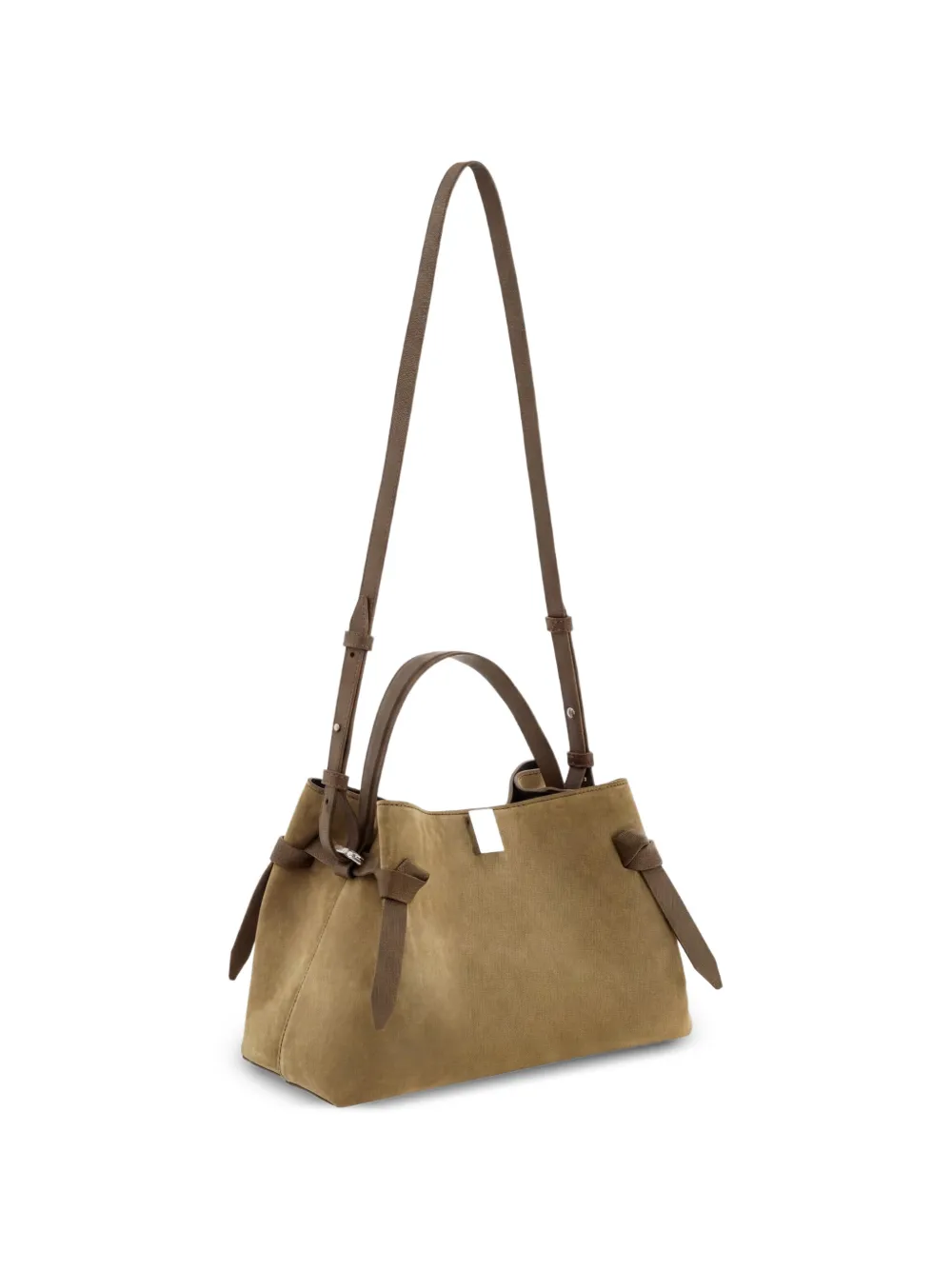 Yuzefi Gyoza suède shopper Groen
