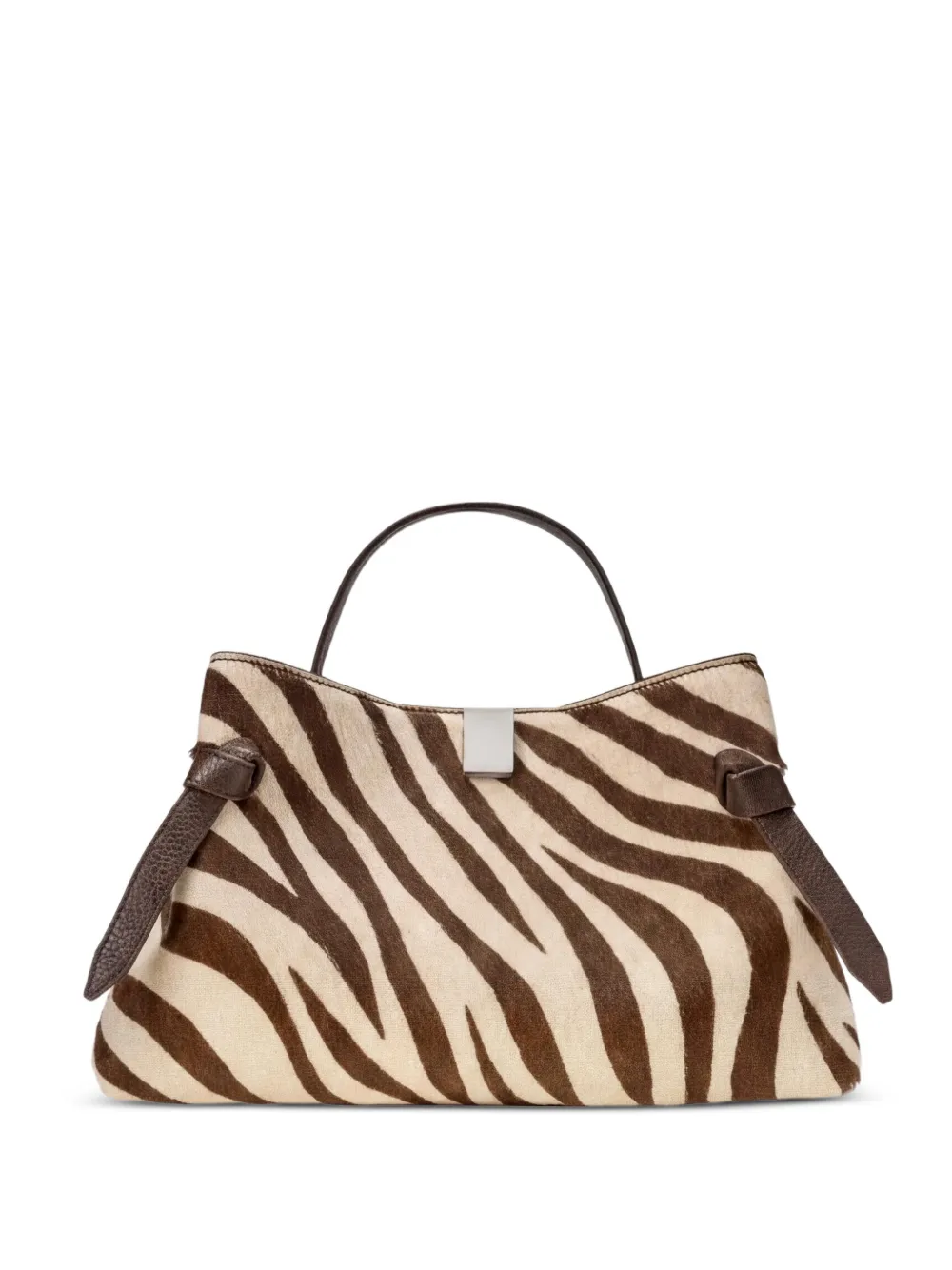 Yuzefi Gyoza zebra-print tote bag