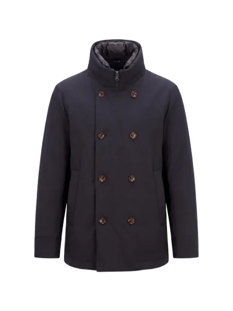 Montecore double-breasted high-neck jacket