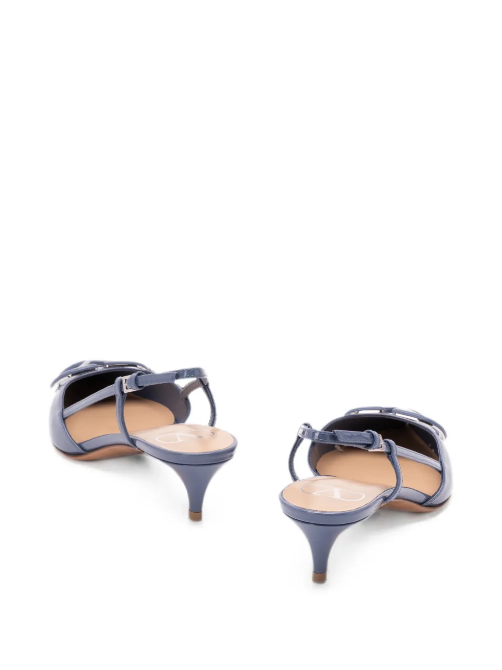 Valentino Garavani VLogo Signature slingback pumps Blauw