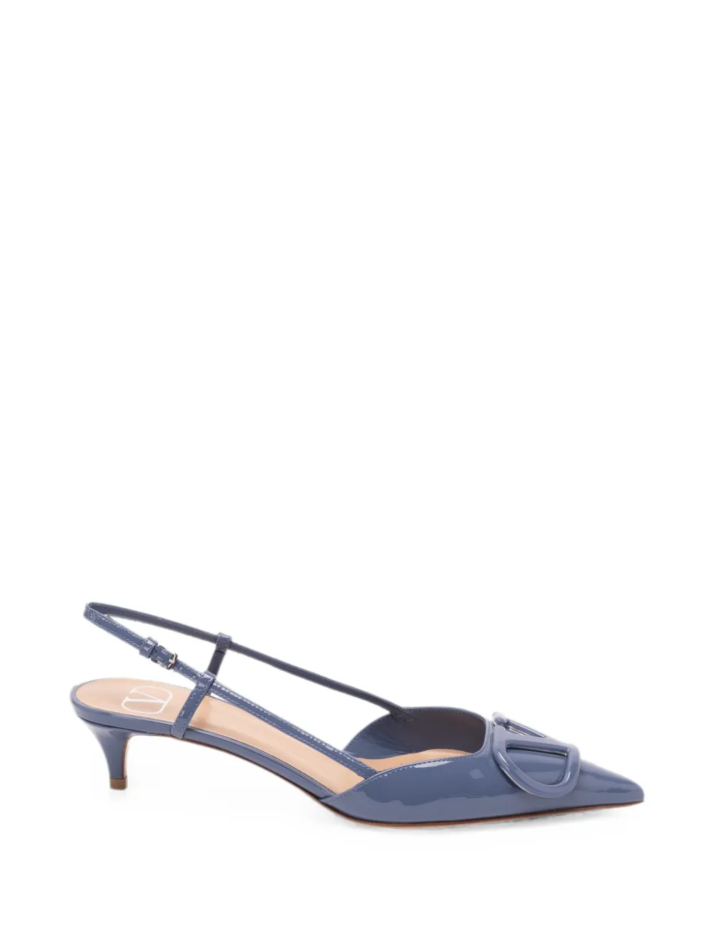 Valentino Garavani VLogo Signature slingback pumps Blauw