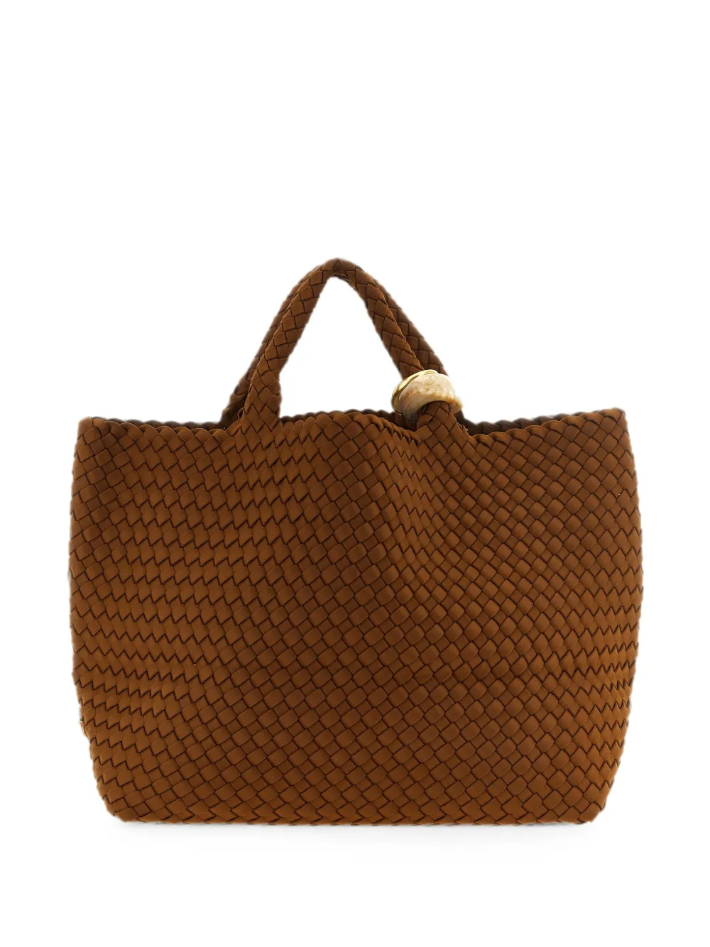 NAGHEDI medium St. Barths hand-woven tote bag - Braun