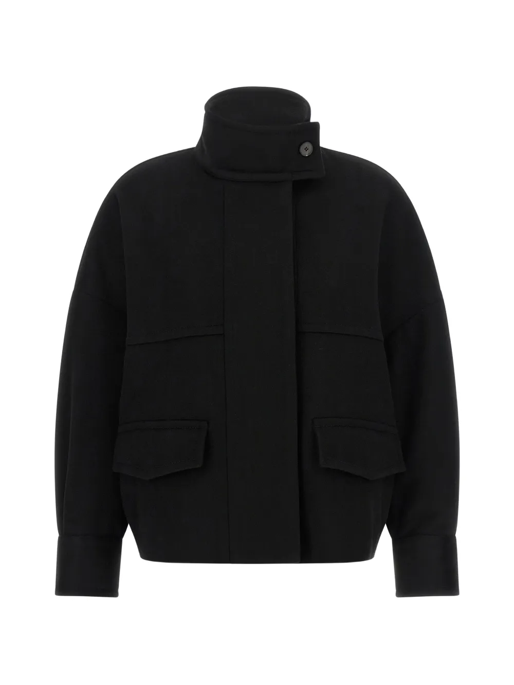 Alberto Biani Loro Piana wool bomber jacket - Schwarz