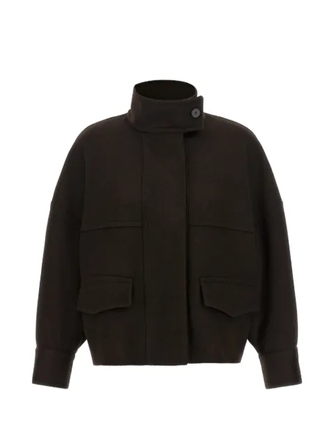 Alberto Biani Loro Piana high-collar jacket