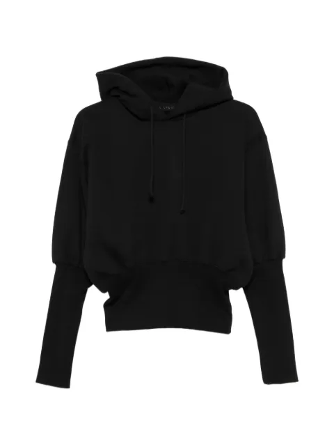ALAINPAUL fitted-waist puff-sleeve hoodie