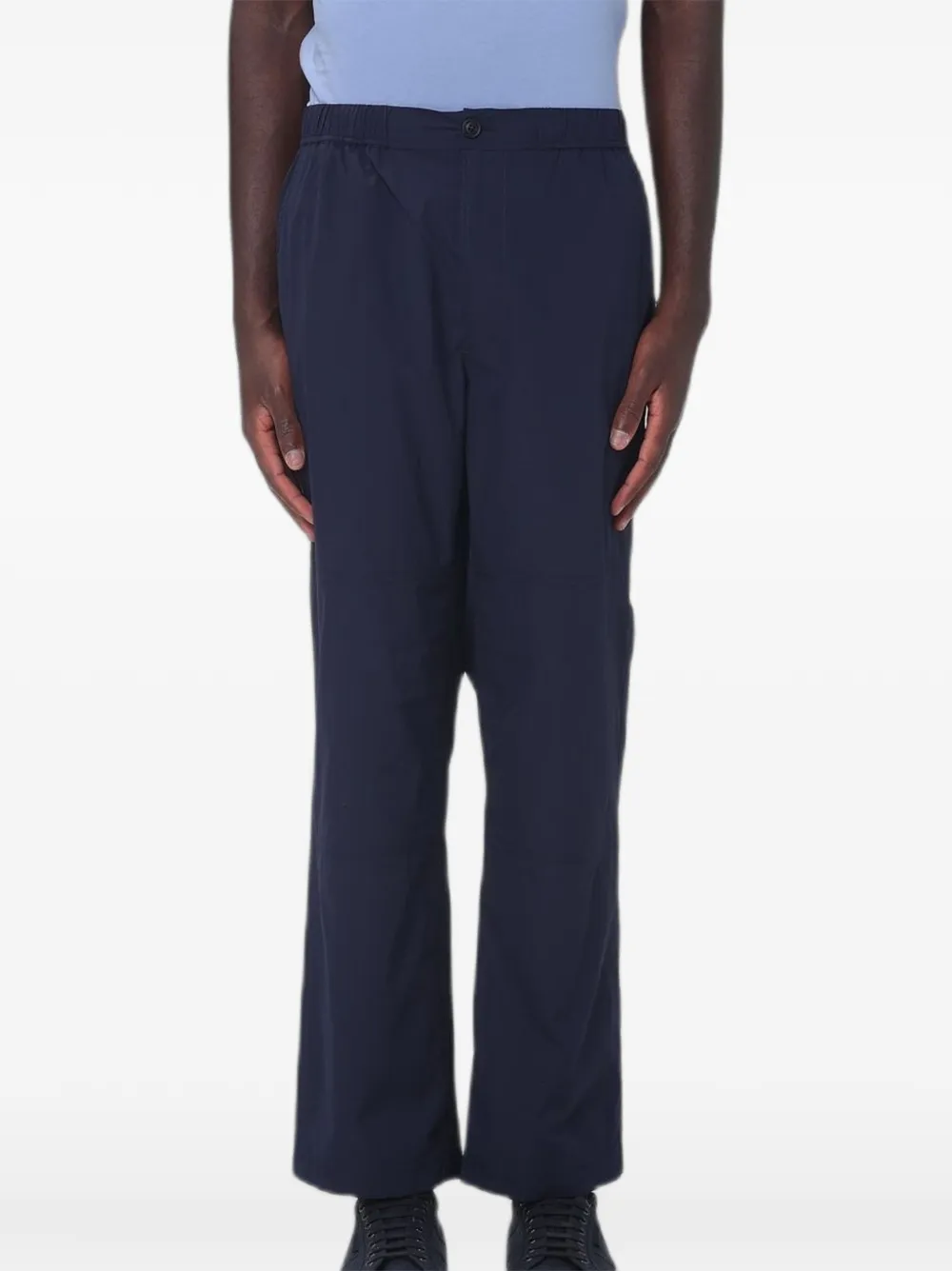Save The Duck Kids elasticated-waistband straight-leg trousers - Blau