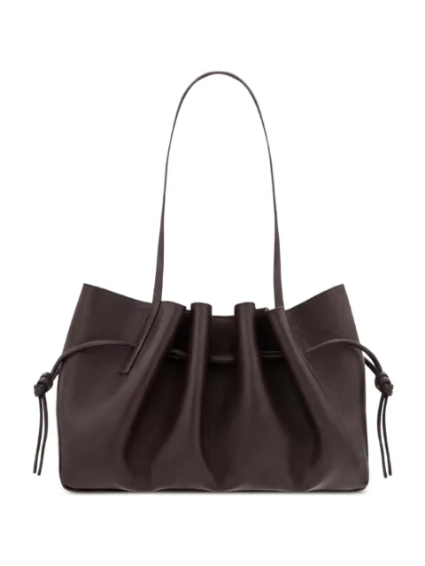 Yuzefi Scallop leather shoulder bag