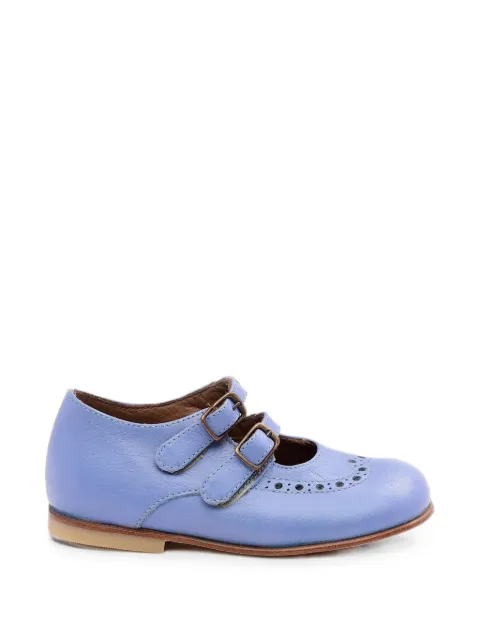 Pèpè Marie ballerinaer med brogue-detalje og dobbelt rem