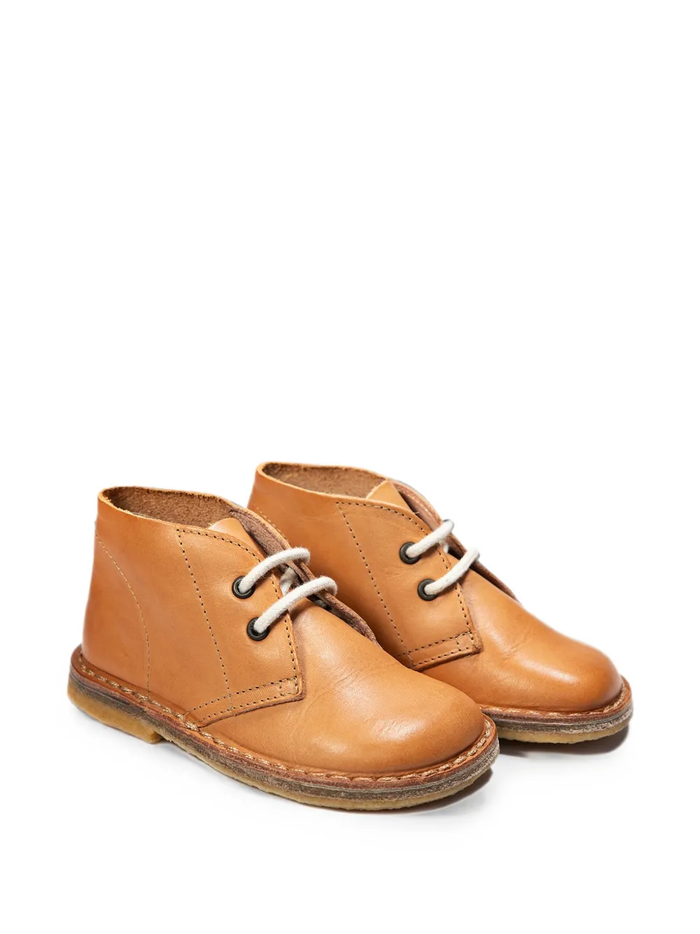 Pèpè Bobby lace-up leather desert boots - Toni neutri