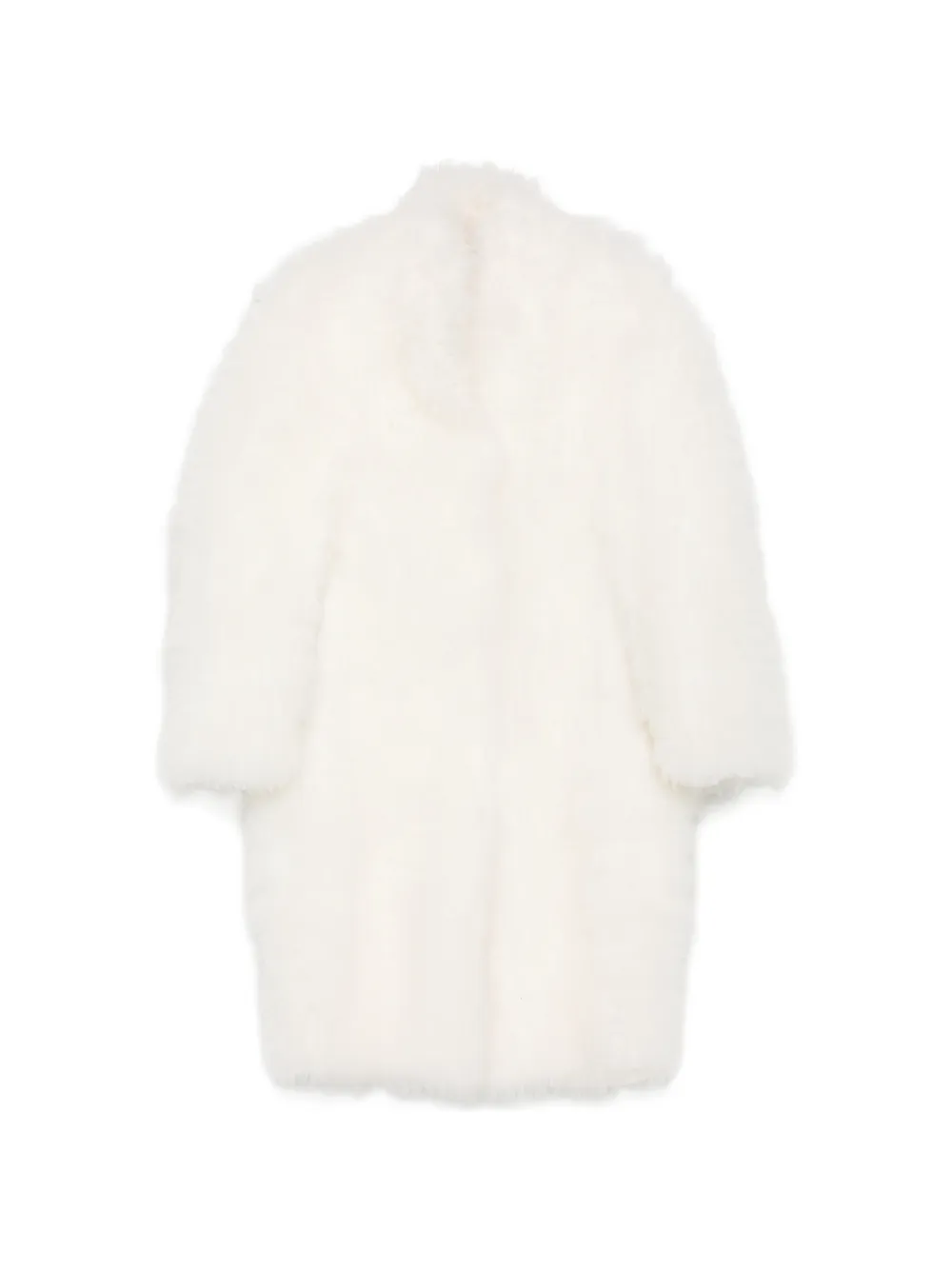 Liska brushed cashmere coat