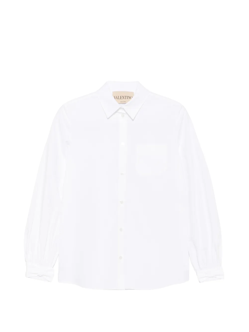 Valentino Garavani bow-detail long-sleeve shirt - Schwarz