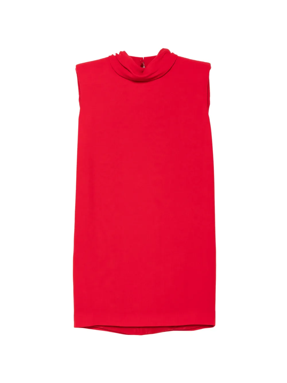 Valentino Garavani cut-out cowl-neck dress - Rosso