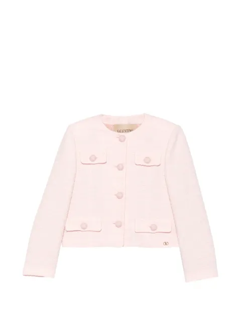 Valentino Garavani Tweed-Jacke mit Knopfleiste