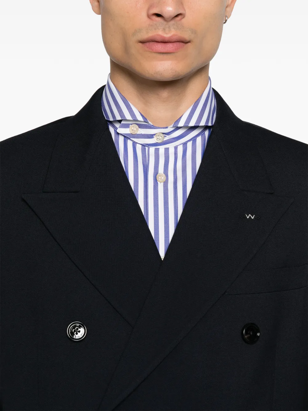 Valentino Garavani Blazer met puntige revers Zwart