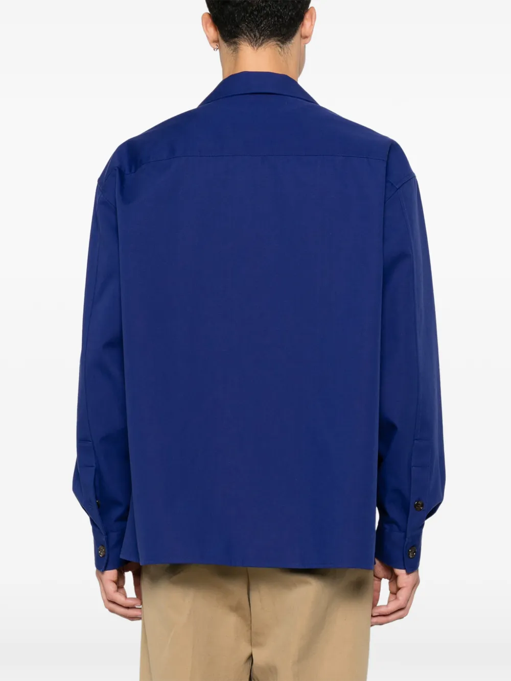 Valentino Garavani VLogo Signature overhemd met opgestikte zak Blauw