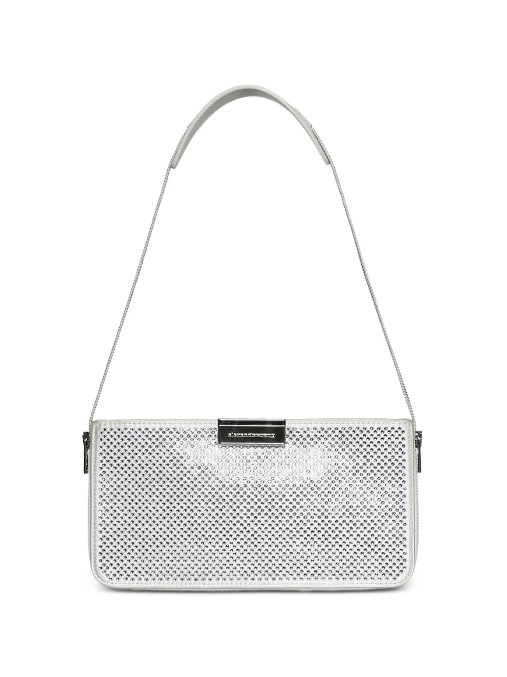 Alexander Wang Siren crystal-embellished shoulder bag - Silber