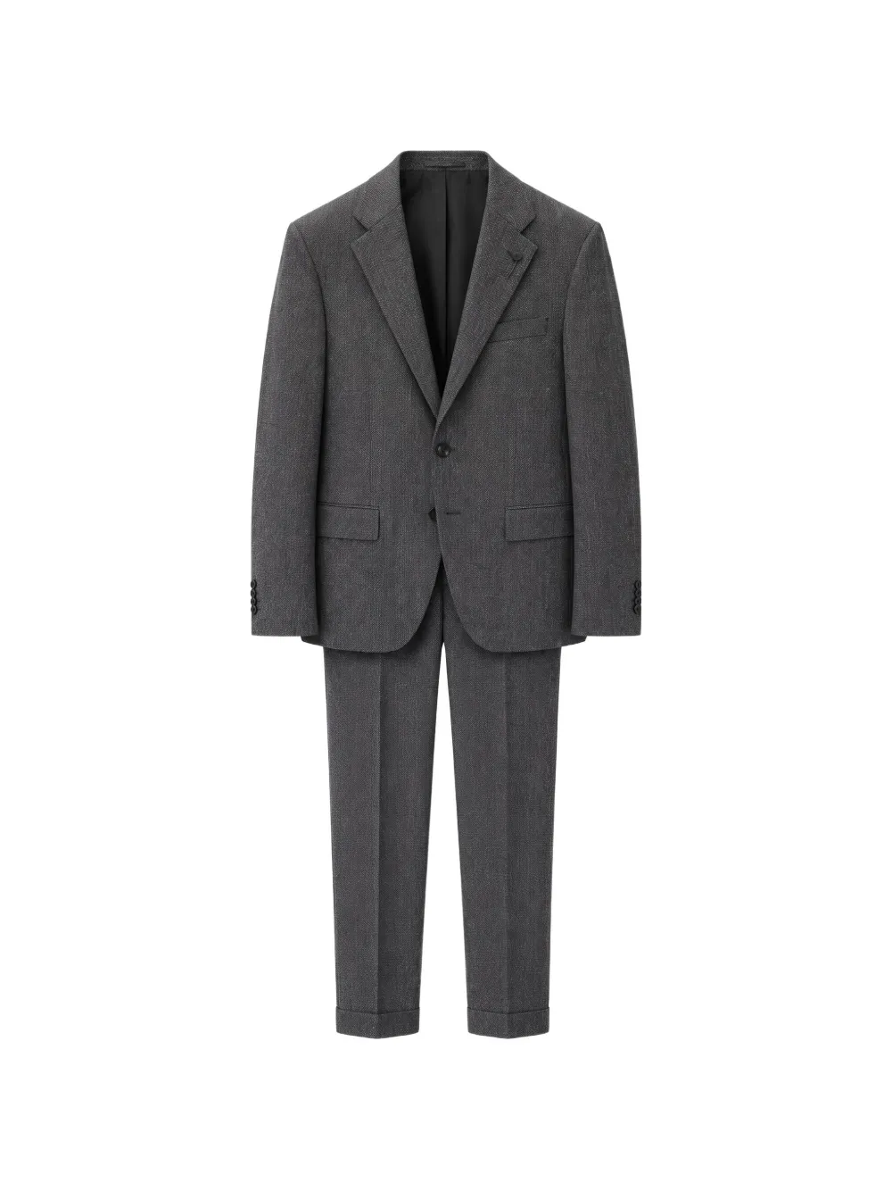 Lardini single-breasted wool suit - Grigio