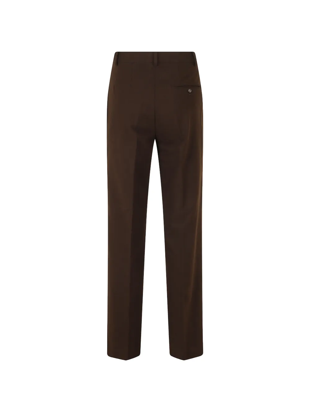 Circolo 1901 pressed-crease straight-leg trousers Bruin