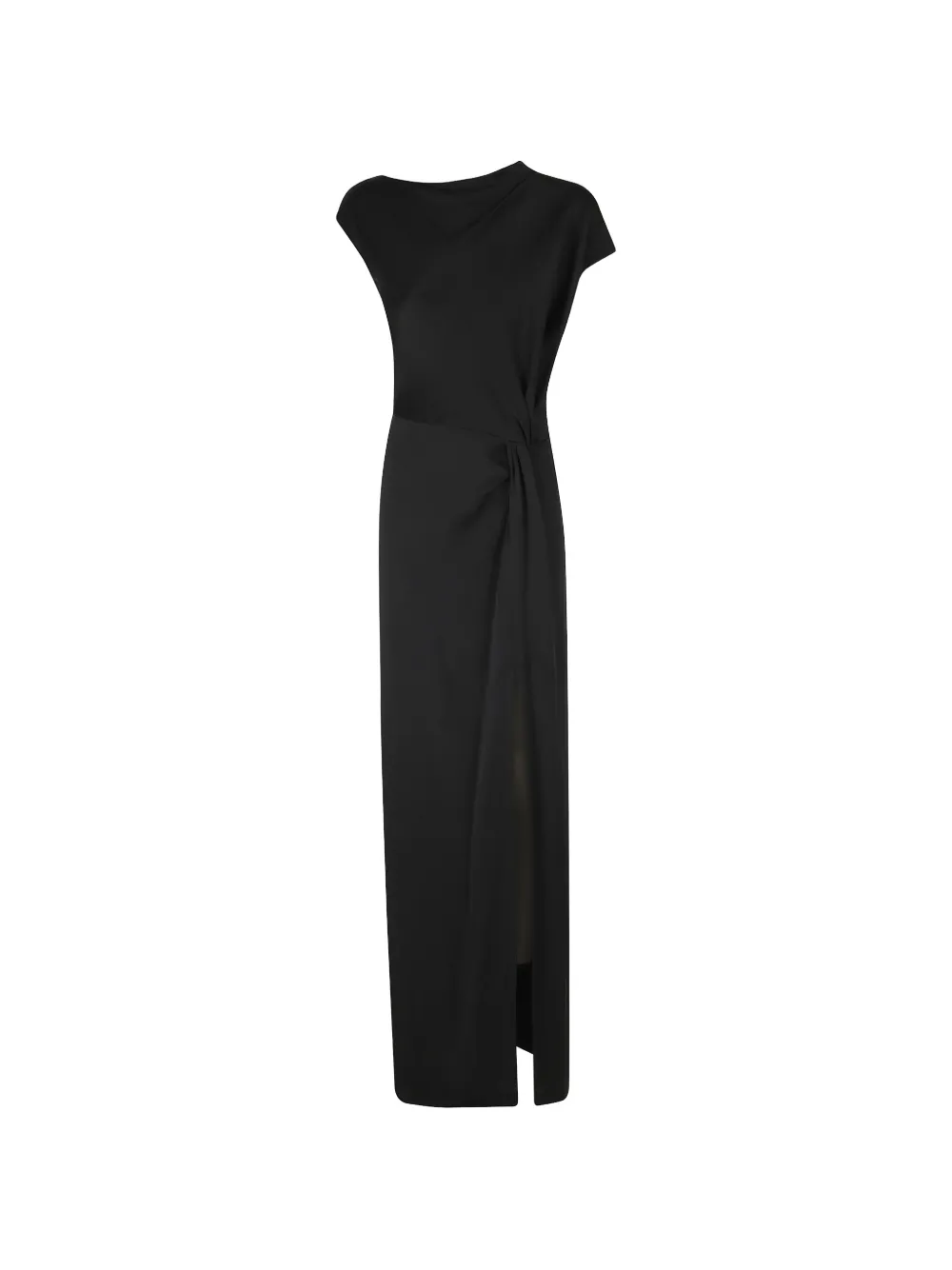 Federica Tosi draped-detail side-slit maxi dress