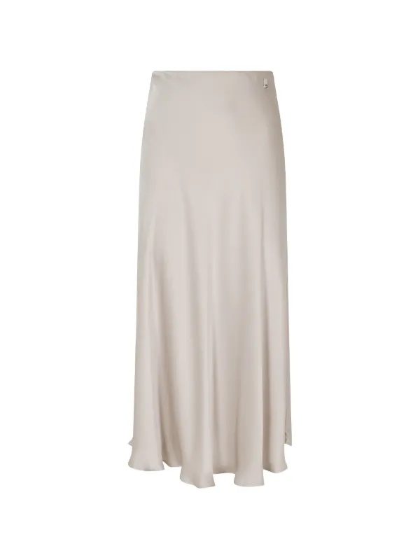 Herno Logo-plaque Midi Skirt in Neutrals