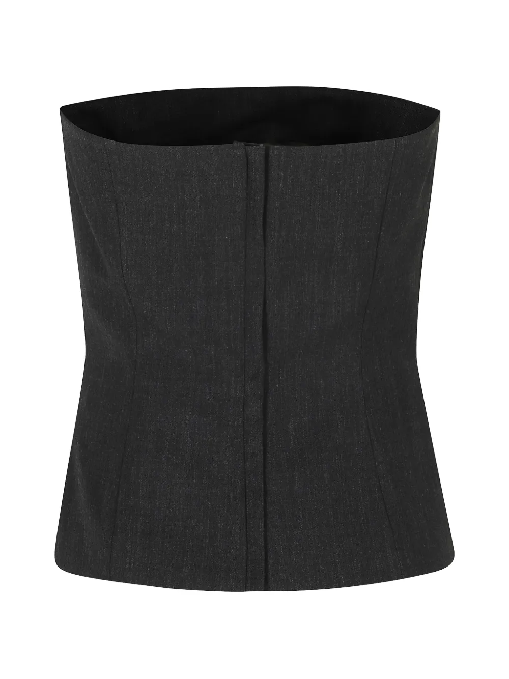 Federica Tosi sleeveless panelled top Zwart