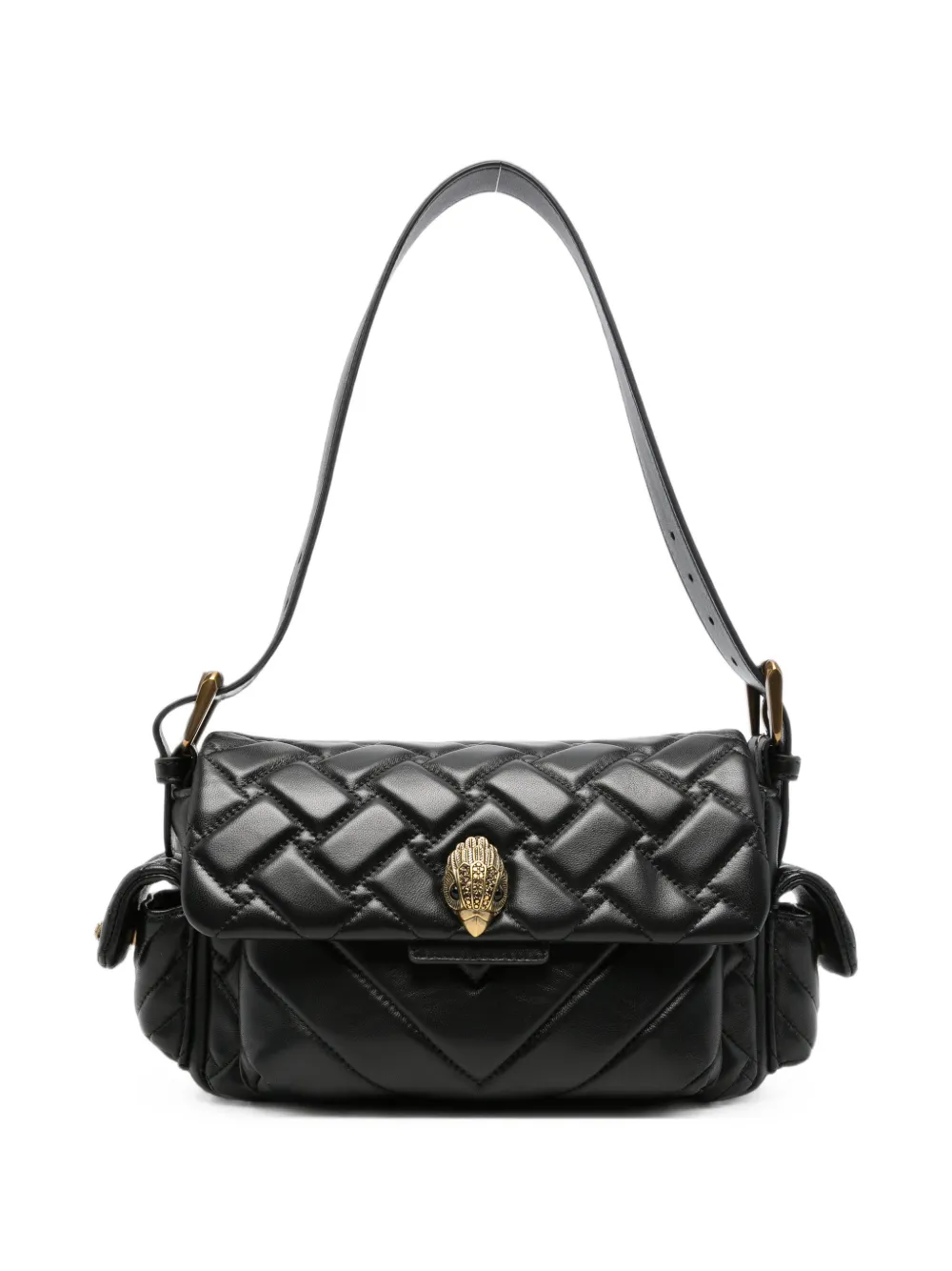 Kurt Geiger London Kensington quilted leather shoulder bag - Nero