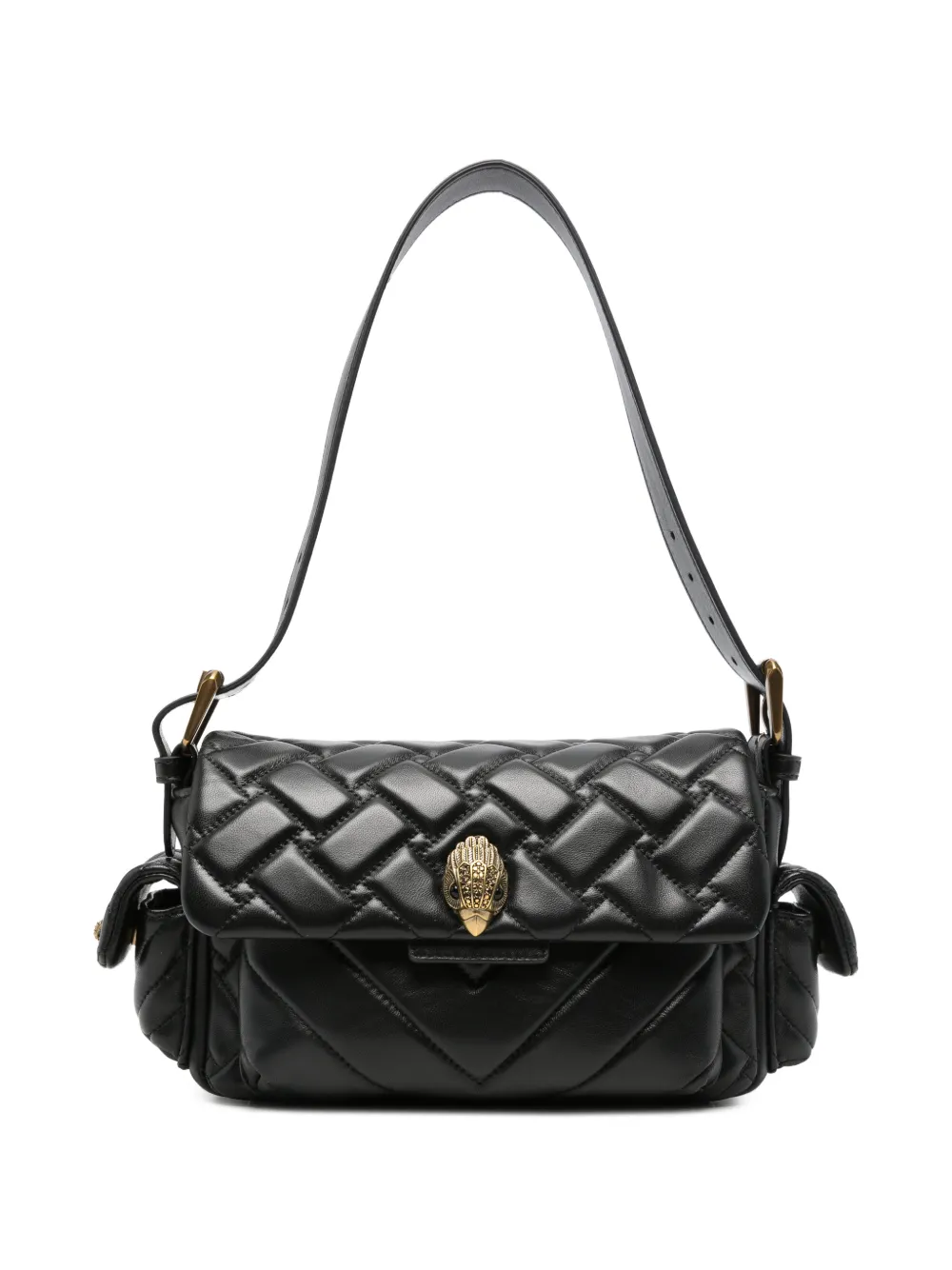Kurt Geiger London Kensington quilted leather shoulder bag - Nero