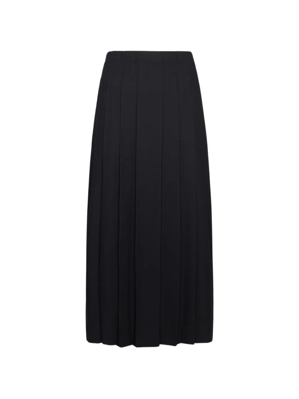 ELENA MIRÒ pleated long skirt - Nero