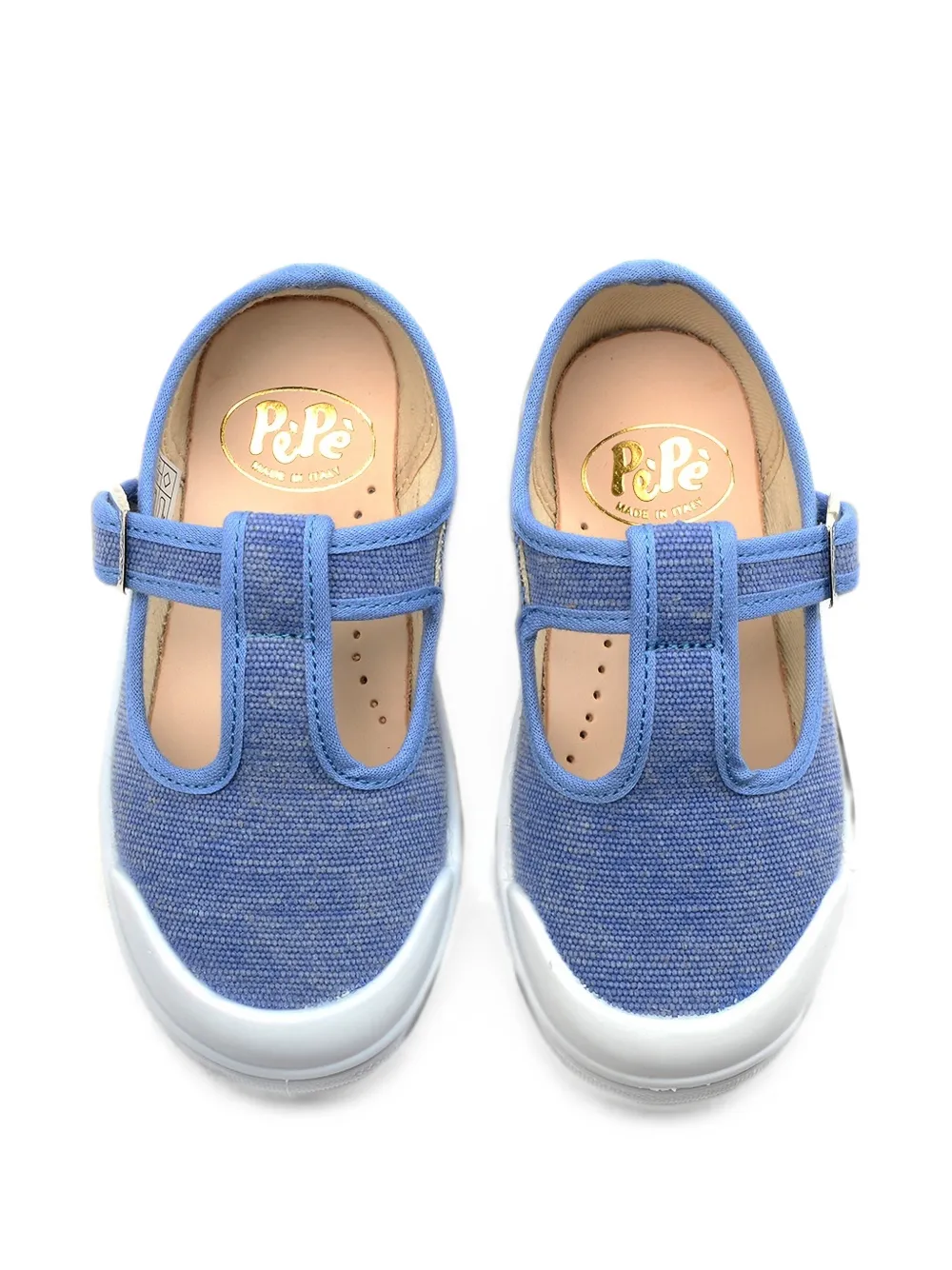 Pèpè Sam T-bar buckle-fastening sandals Blauw